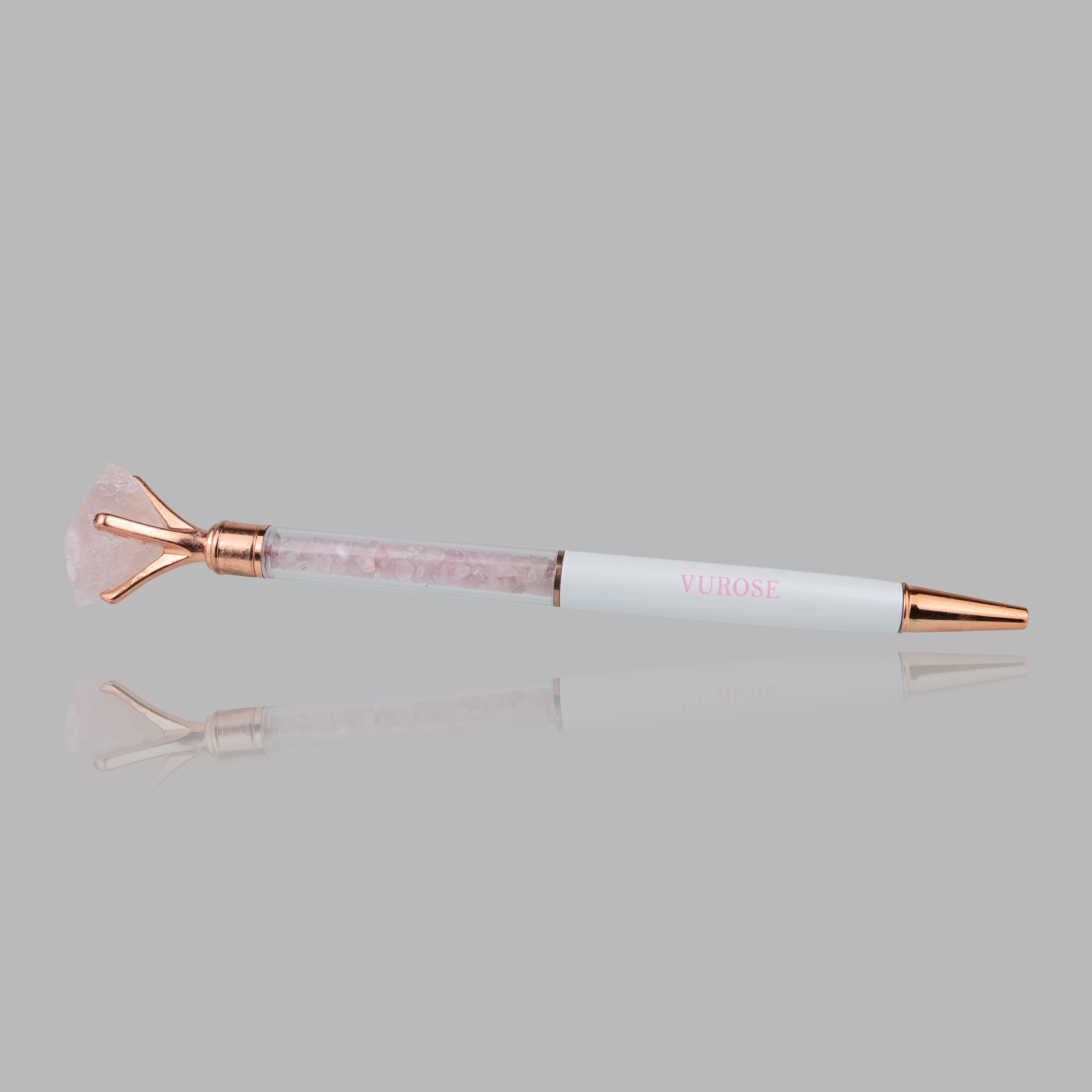 Rose Quartz Gemstone Pen