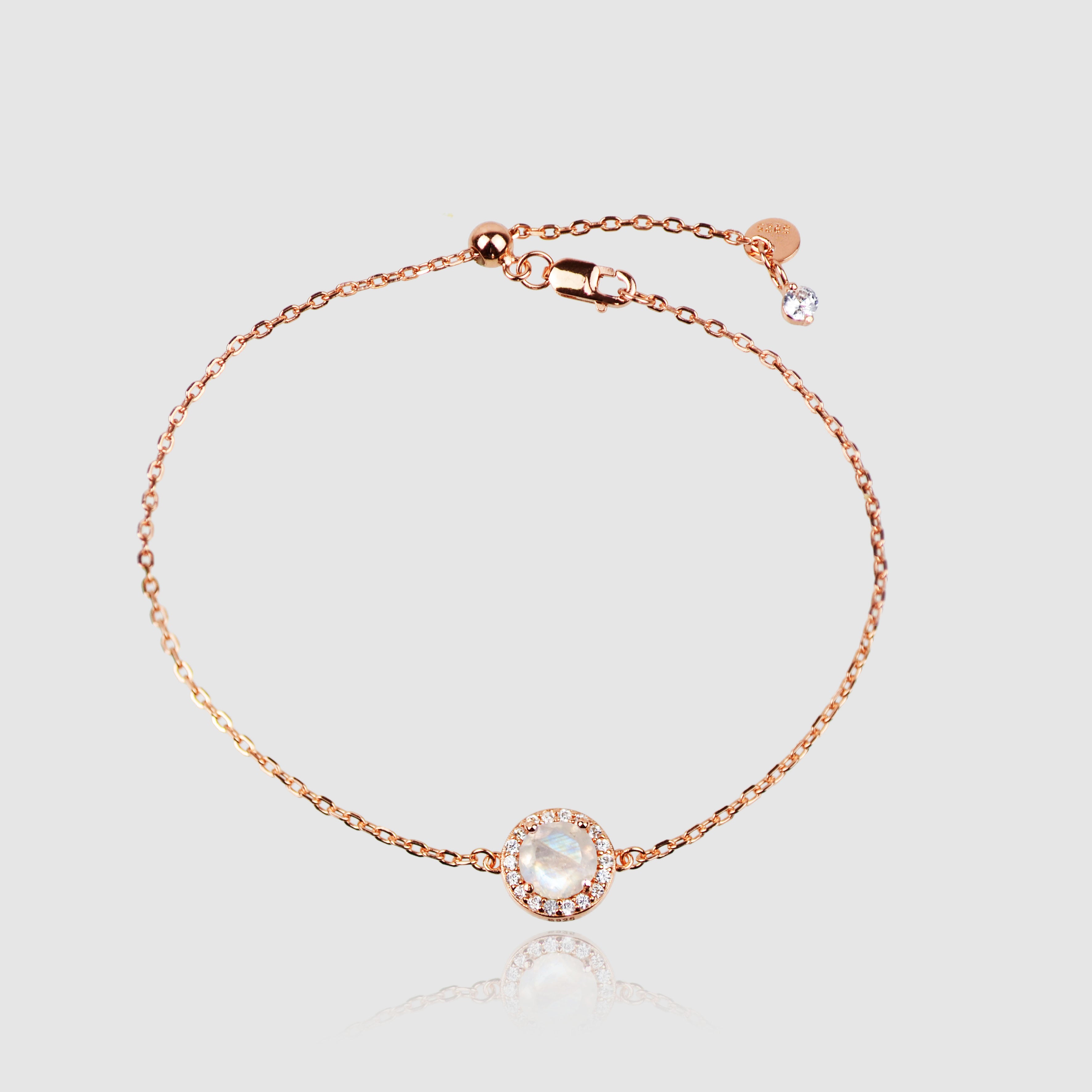 DILIGENT - Moonstone Gemstone Bracelet